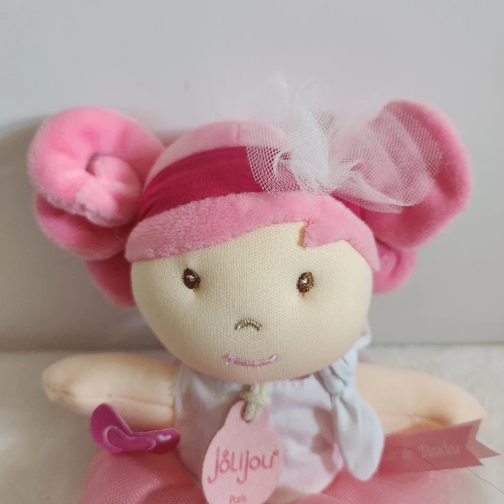 JoliJou Paris Les Tutus De Doudou Little Tutu Pink French Ballerina Doll